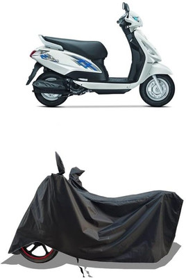 KEDIT Two Wheeler Cover for Suzuki(Swish, Black)