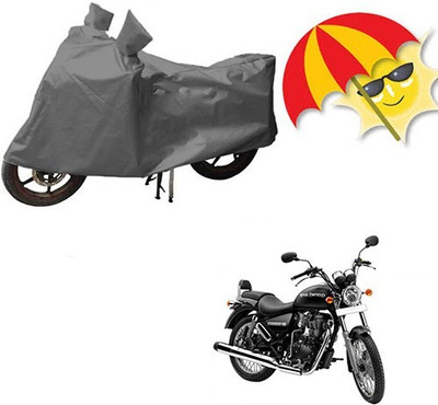 MMSSTAR Waterproof Two Wheeler Cover for Royal Enfield(Thunderbird 350, Grey)