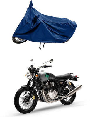 SPECTUS Two Wheeler Cover for Royal Enfield(Interceptor 650, Blue)
