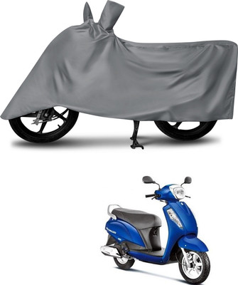 DeepShakshi AUTOMOTIVE Waterproof Two Wheeler Cover for Suzuki(Access 125, Grey)