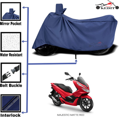 AASHTIK MART Two Wheeler Cover for Honda(Blue)