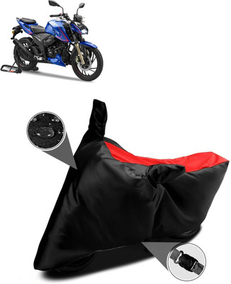 CODOKI Waterproof Two Wheeler Cover for TVS(Apache RTR 200 4V, Red)