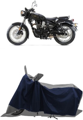 SUGASHRI Waterproof Two Wheeler Cover for Benelli(Imperiale 400, Grey, Blue)