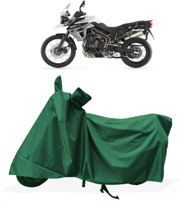 Tricway Two Wheeler Cover for Triumph(Tiger 800 XCA, Green)