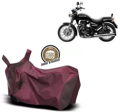 OliverX Waterproof Two Wheeler Cover for Royal Enfield(Thunderbird 500, Maroon)