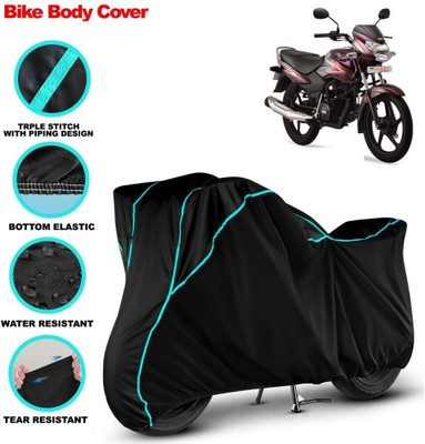 Grizzly Two Wheeler Cover for TVS(Sport, Black)