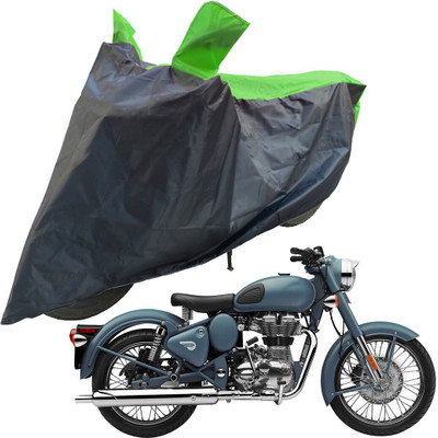 RiderShine Two Wheeler Cover for Royal Enfield(Squadron Blue, Black, Green)