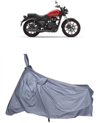 ABORDABLE Two Wheeler Cover for Royal Enfield(Meteor 350, Silver)