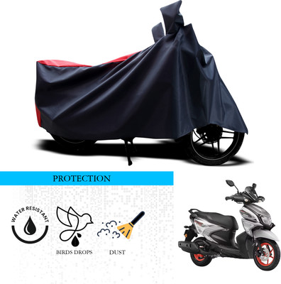 ANTHUB Waterproof Two Wheeler Cover for Yamaha(RayZR 125, Black, Red)