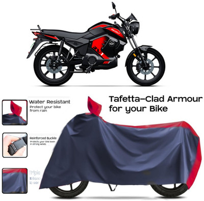 WMIZEXA Two Wheeler Cover for Revolt(RV 300, Red, Blue)