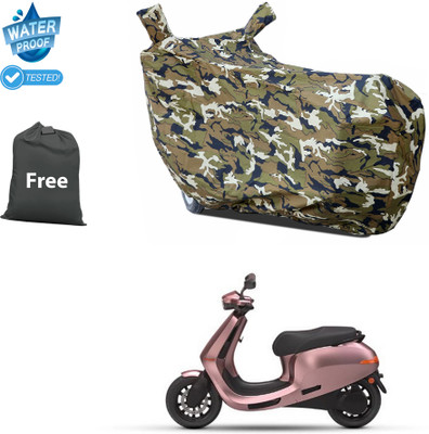 GOSHIV-car and bike accessories Waterproof Two Wheeler Cover for Ola(Yellow)