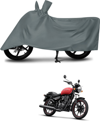 aosis Waterproof Two Wheeler Cover for Royal Enfield(Meteor 350, Grey)