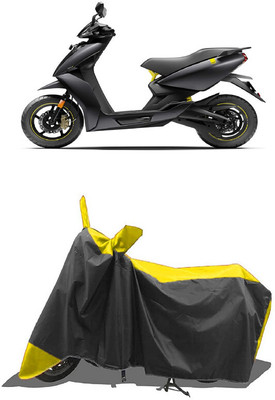 SUGASHRI Waterproof Two Wheeler Cover for Ather(450 X, Yellow, Black)