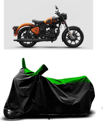 VESMEI Two Wheeler Cover for Royal Enfield(Bullet 350, Green)