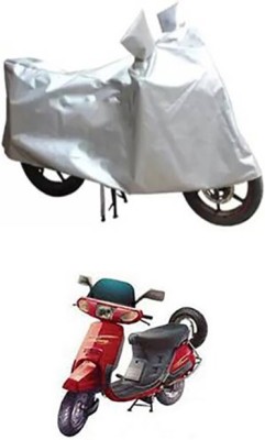 ENTIRELY ELITE Waterproof Two Wheeler Cover for Kinetic(Silver)