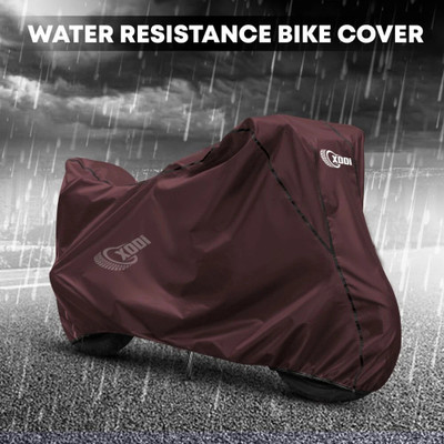 xodi Waterproof Two Wheeler Cover for Bajaj(Pulsar, Maroon, Black)
