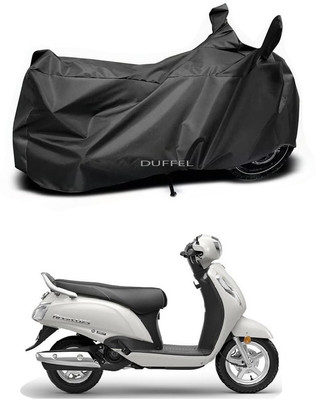 Duffel Two Wheeler Cover for Suzuki(Black)