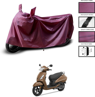 CODOKI Waterproof Two Wheeler Cover for TVS(Jupiter classic, Maroon)