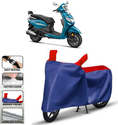 MMSSTAR Waterproof Two Wheeler Cover for Universal For Bike(Red)