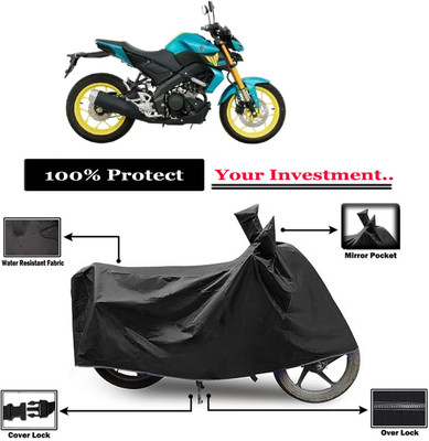 Amexride Two Wheeler Cover for Yamaha(MT 15 New, Black)