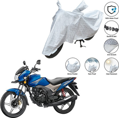 SS FOR YOUR SMART NEEDS Waterproof Two Wheeler Cover for Honda(CB Shine, Silver)