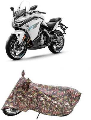 Coxtor Waterproof Two Wheeler Cover for CFMoto(650GT BS6, Multicolor)