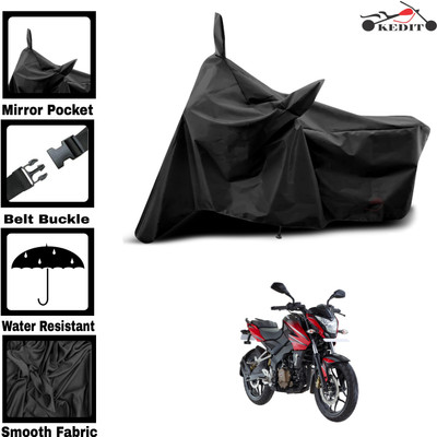 AASHTIK MART Two Wheeler Cover for Bajaj(Pulsar 200NS FI, Black)
