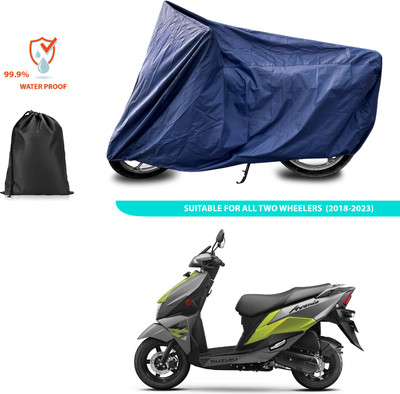 CODOKI Waterproof Two Wheeler Cover for Suzuki(Avenis 125, Blue)