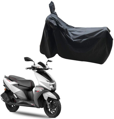 KEDIT Two Wheeler Cover for TVS(Ntorq 125, Black)