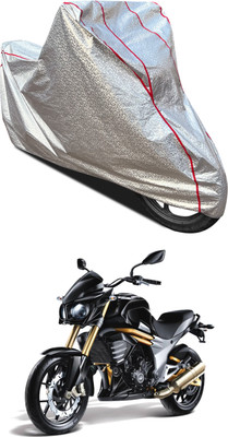 AutoGalaxy Waterproof Two Wheeler Cover for Mahindra(Mojo, Silver)