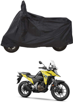 GOSHIV-car and bike accessories Waterproof Two Wheeler Cover for Suzuki(Black)