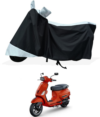 Tricway Two Wheeler Cover for Piaggio(Vespa SXL 125, White)