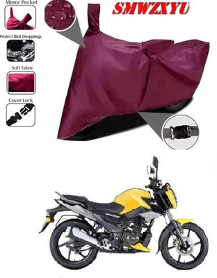 smwzxyu Waterproof Two Wheeler Cover for TVS(Raider, Maroon)