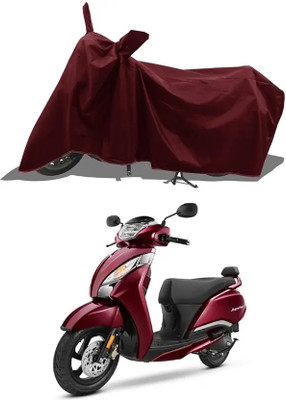 PEDALUP Waterproof Two Wheeler Cover for TVS, Universal For Bike(Jupiter classic, Maroon)
