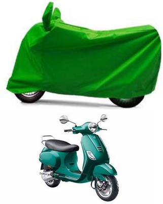 Furious3D Two Wheeler Cover for Piaggio(Vespa VXL, Green)