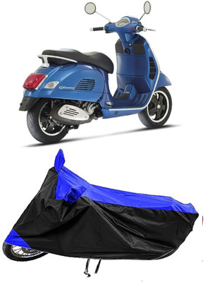 MMSSTAR Waterproof Two Wheeler Cover for Vespa(GTS Super 300, Blue)