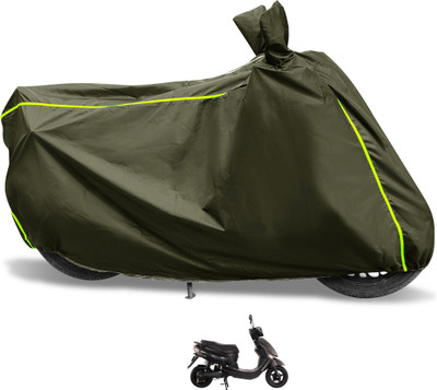 Euro Care Waterproof Two Wheeler Cover for Hero(Electric Photon, Green)