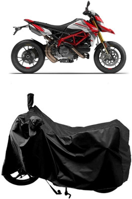 MMSSTAR Waterproof Two Wheeler Cover for Ducati(Hypermotard, Black)
