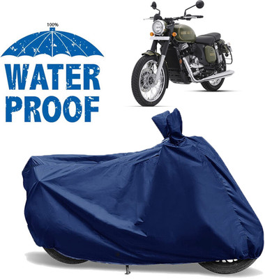 AUTOCAD Waterproof Two Wheeler Cover for JAWA(Perak, Blue)