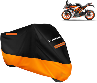 Horseyaart Waterproof Two Wheeler Cover for KTM(RC 390, Orange)