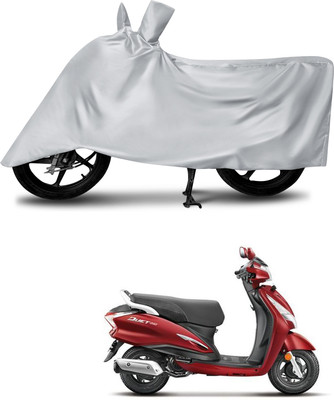 LICATOR Two Wheeler Cover for Hero(Duet 125CC, Silver)