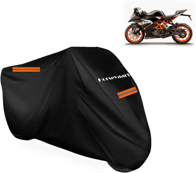 Horseyaart Waterproof Two Wheeler Cover for KTM(RC 200, Black)
