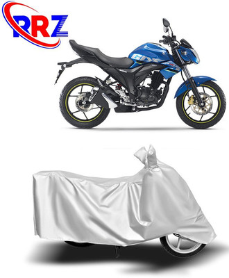 RRZ Waterproof Two Wheeler Cover for Suzuki(Gixxer 250, White)