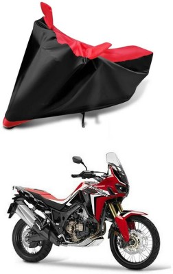 Genipap Two Wheeler Cover for Honda(CRF1000L Africa Twin, Red, Black)