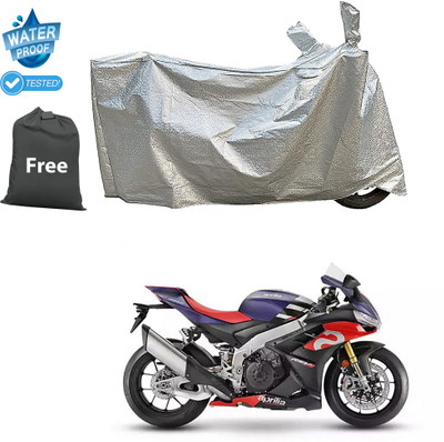 CODOKI Waterproof Two Wheeler Cover for Aprilia(RSV4, Silver)