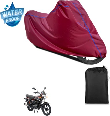 GOSHIV-car and bike accessories Waterproof Two Wheeler Cover for Bajaj(Platina 125, Maroon)