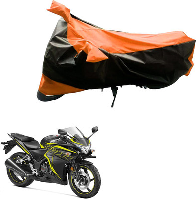 Mdstar Waterproof Two Wheeler Cover for Honda(Black, Orange)