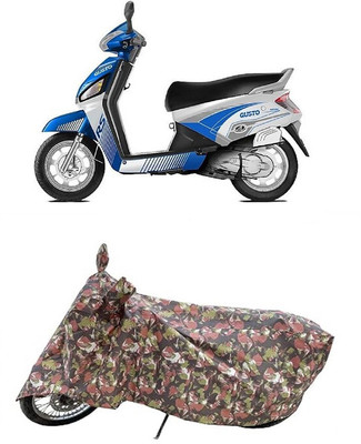 Coxtor Waterproof Two Wheeler Cover for Mahindra(Gusto Electric BS6, Multicolor)