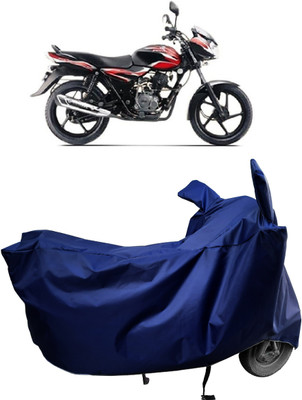 Amexride Two Wheeler Cover for Bajaj(Discover 100 DTS-i, Blue)