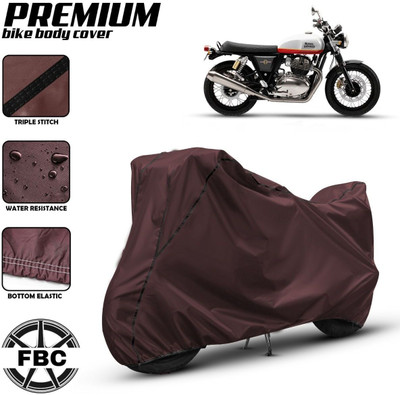 AutoGalaxy Waterproof Two Wheeler Cover for Royal Enfield(Interceptor 650, Maroon)